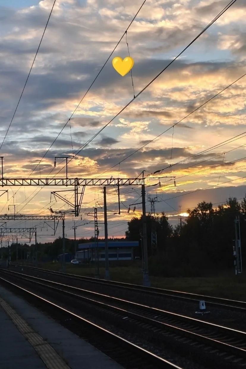 Красивый закат☺️