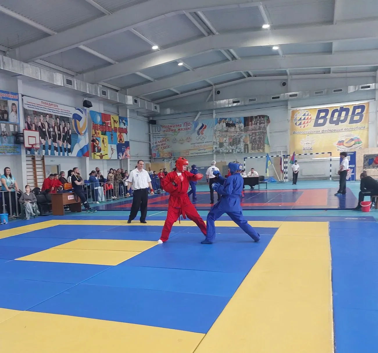 🥋 Казачья молодёжь Горячего Ключа успешно выступила на краевом турнире по универсальному бою.  В ста