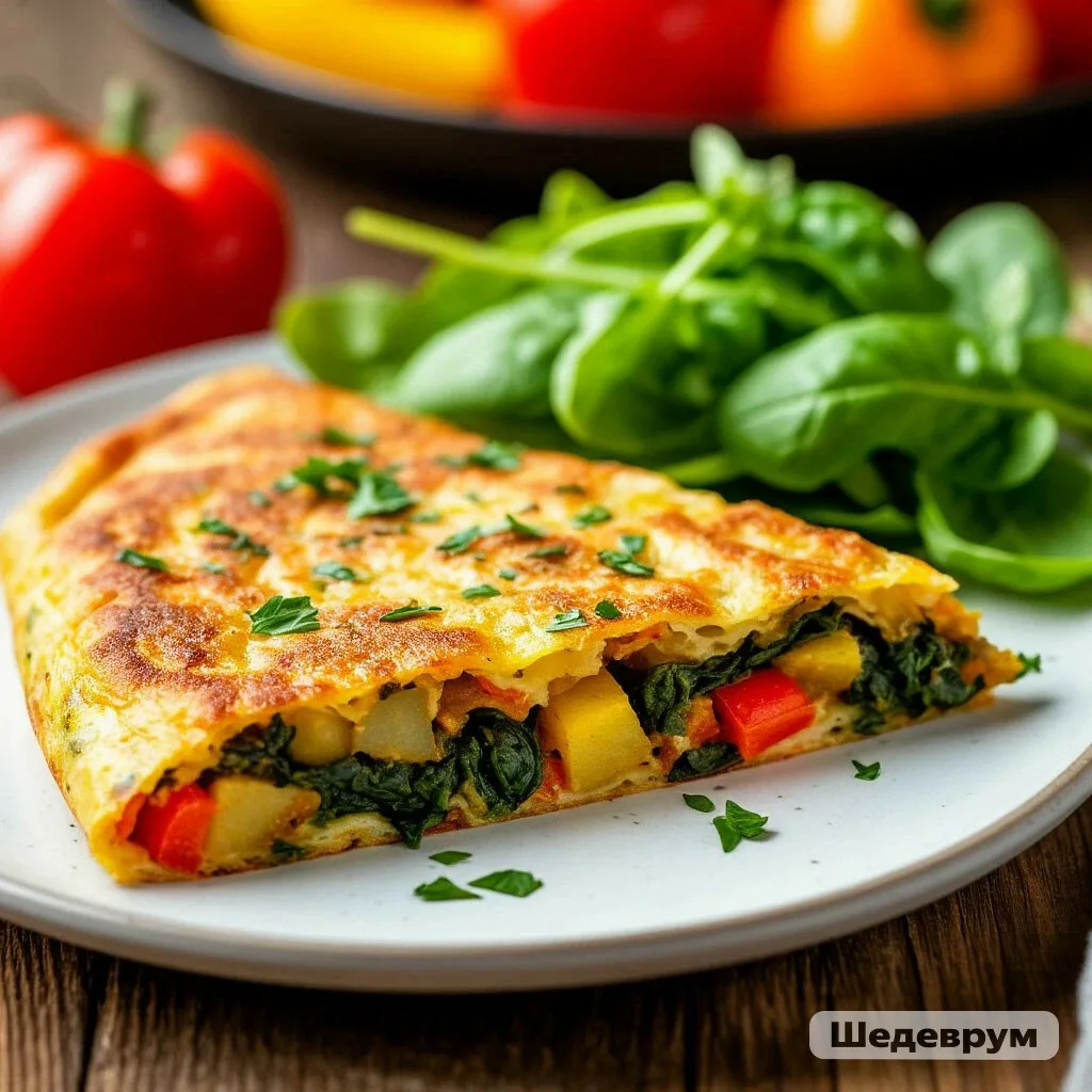 ОВОЩНАЯ ТОРТИЛЬЯ — ИСПАНСКИЙ ОМЛЕТ С ОВОЩАМИ! 🥔🥚🍳