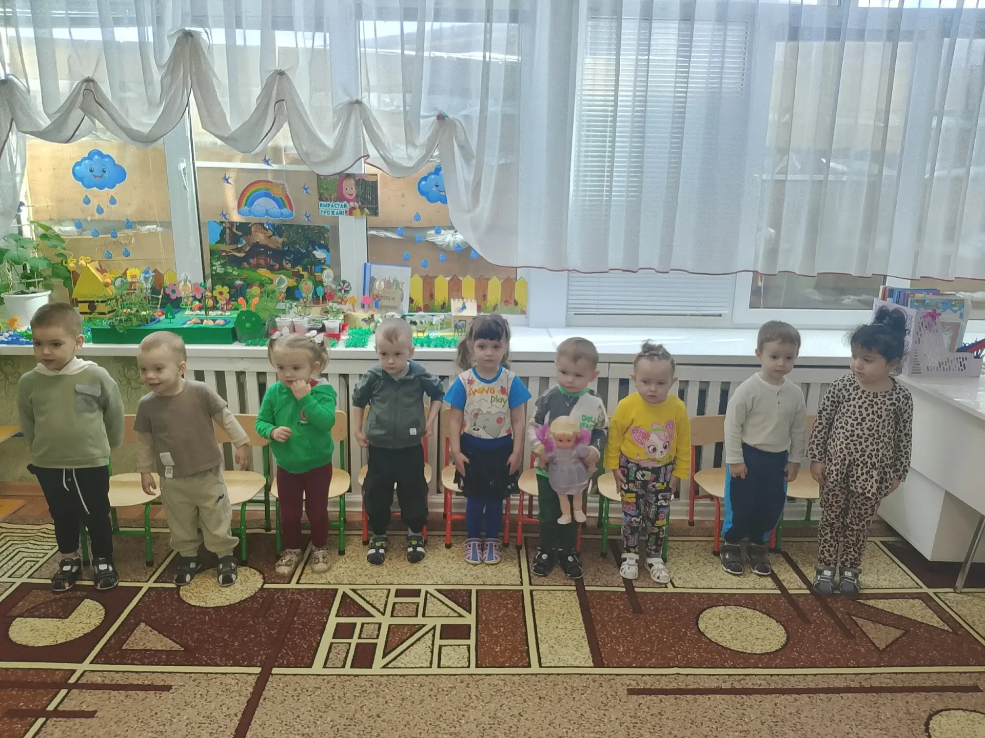 👧Во второй группе раннего возраста прошло занятие по физическому развитию.