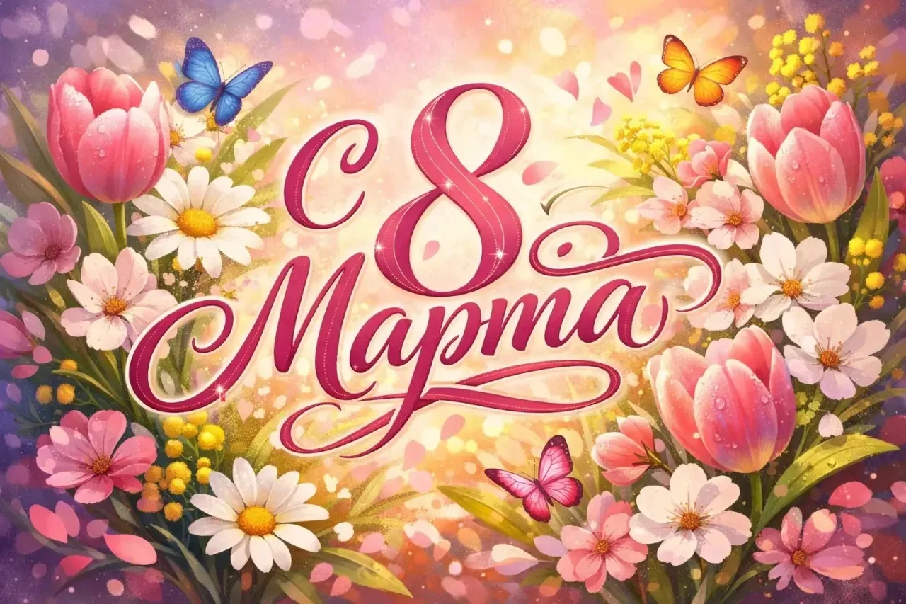 🌷 С Международным женским днём! 

Сегодня самый нежный и вдохновляющий праздник весны — 8 Марта! МБ