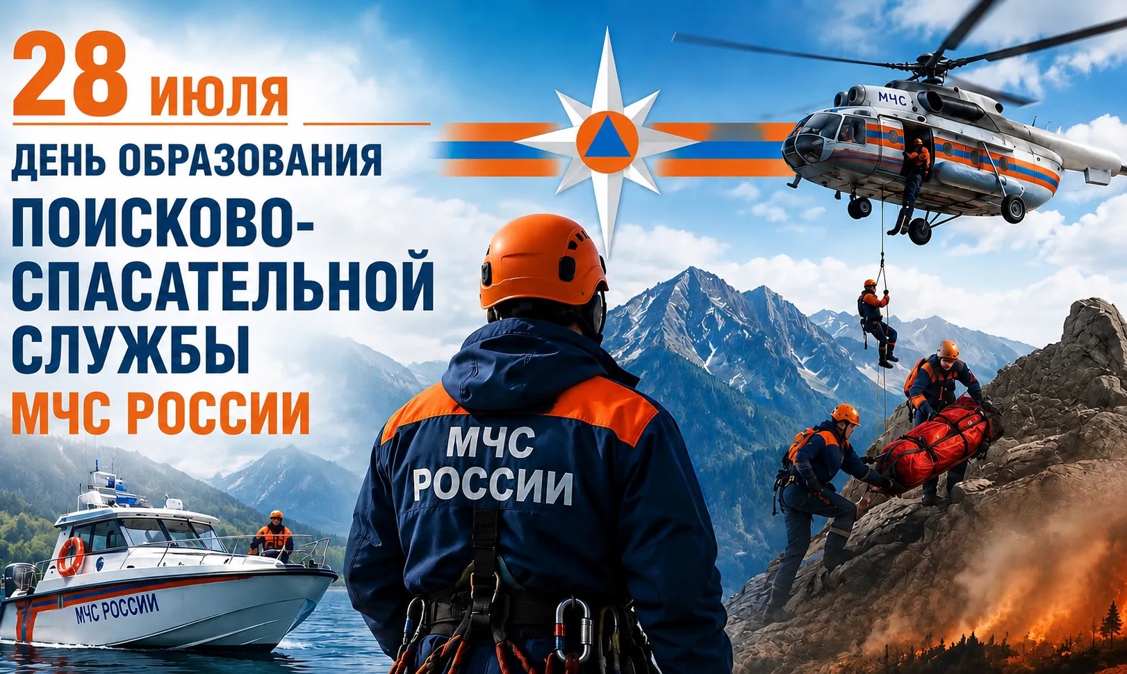 🎉 28 июля - День образования поисково-спасательной службы МЧС России

📖 28 июля 1992 года постанов