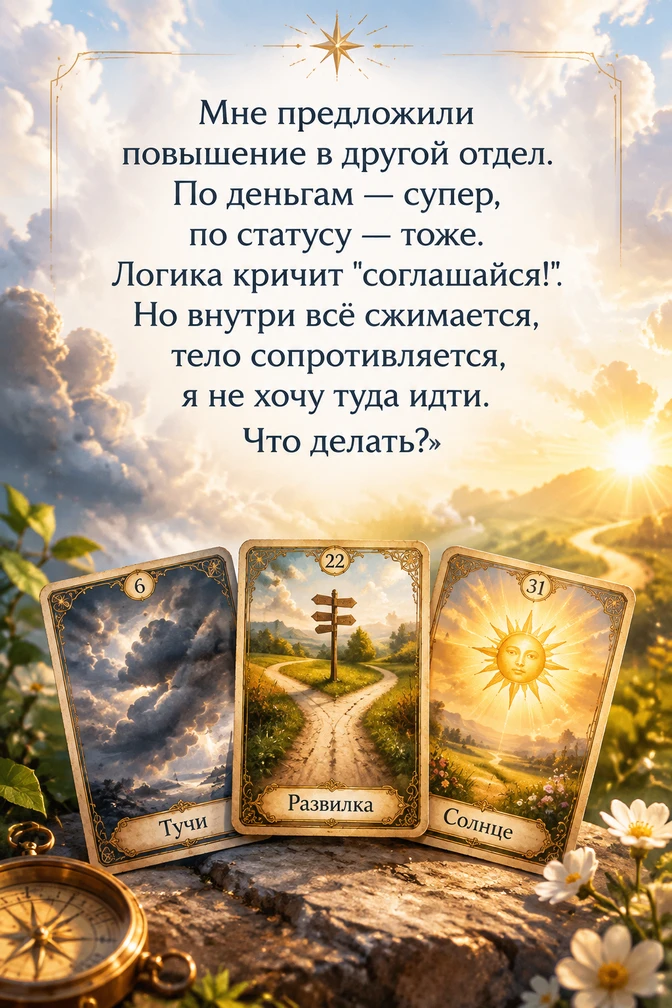 «Мне предложили повышение в другой отдел. По деньгам — супер, по статусу — тоже. Логика...