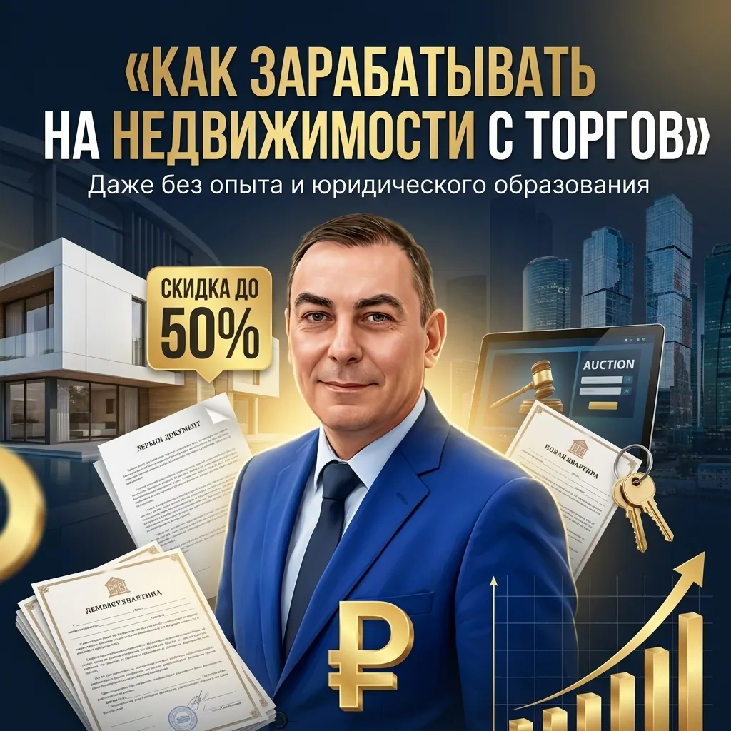 Как риэлтору, инвестору или новичку вырасти с нуля до заработка на недвижимости через торги по банкр