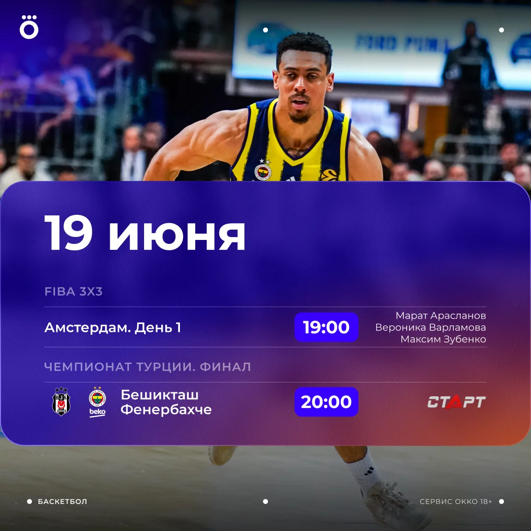 🔥 Мировой тур FIBA 3x3 возвращается в Амстердам. Впереди 3 дня соревнований между звездами Кубка ми