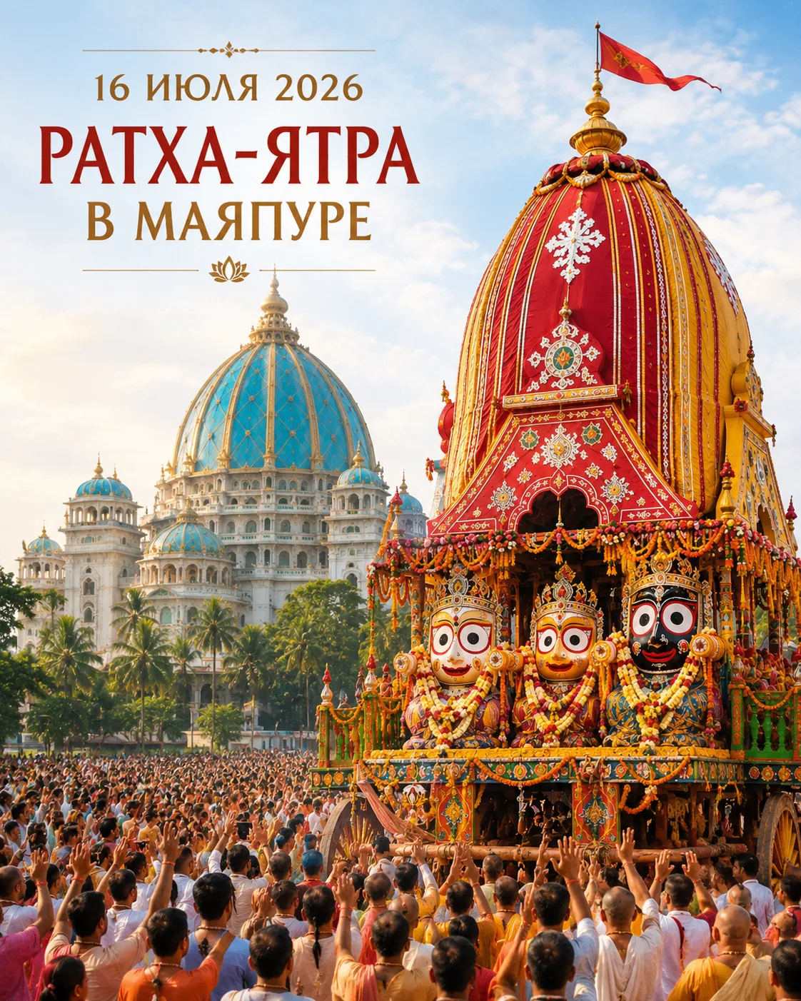 Для Храма Ведического Планетария мрамор привозят из разных частей мира