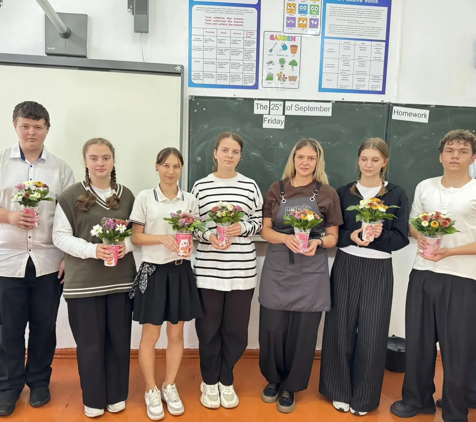 🎉 Профориентация: попробовали себя в роли флориста! 💐