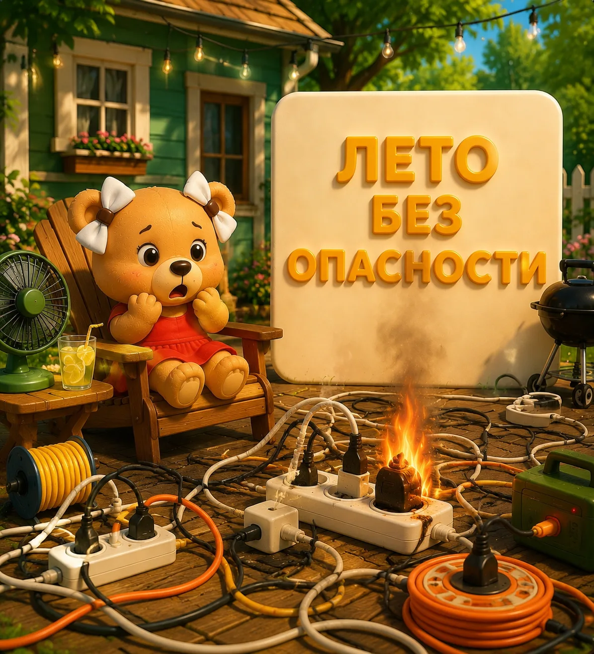 ВОПРОС №3

Как правильно использовать удлинитель, чтобы избежать перегрева?

👍 — Включить в один тр