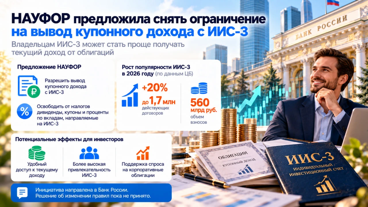 Национальная ассоциация участников фондового рынка (НАУФОР) предложила Банку России сня...