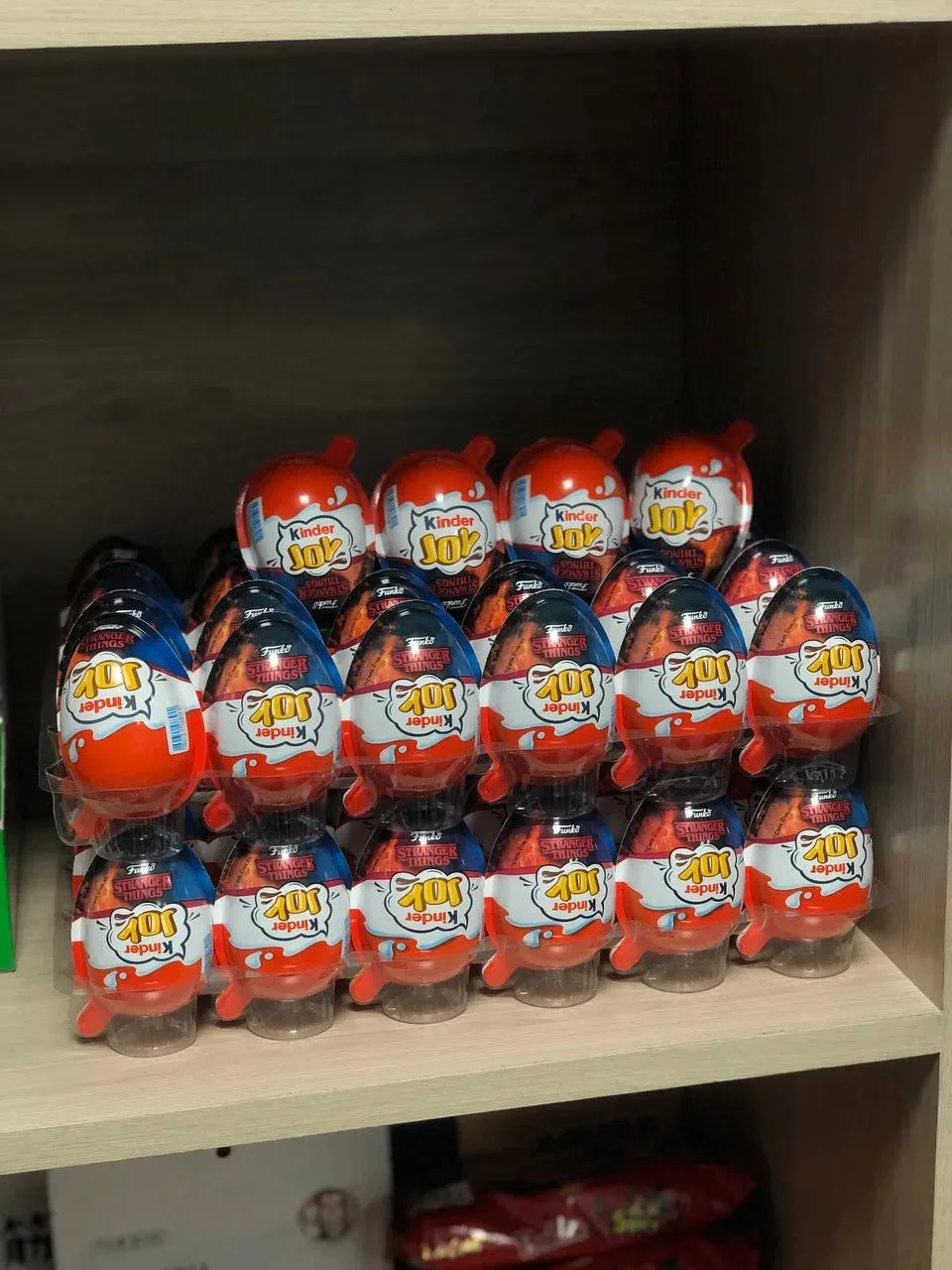🥚 KINDER JOY STRANGER THINGS 20Г – 406₽/ШТ. (УП. 72 ШТ.)

В ассортименте:
• Коллекционная серия по 