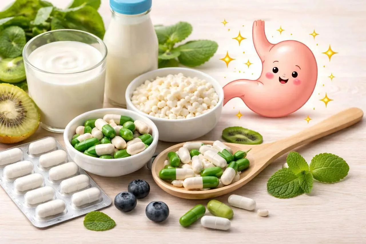 🦠Пробиотики и гастрит: что выбрать? 

❓Вопрос: «Можно ли при гастрите ограничиться йогуртом или кеф