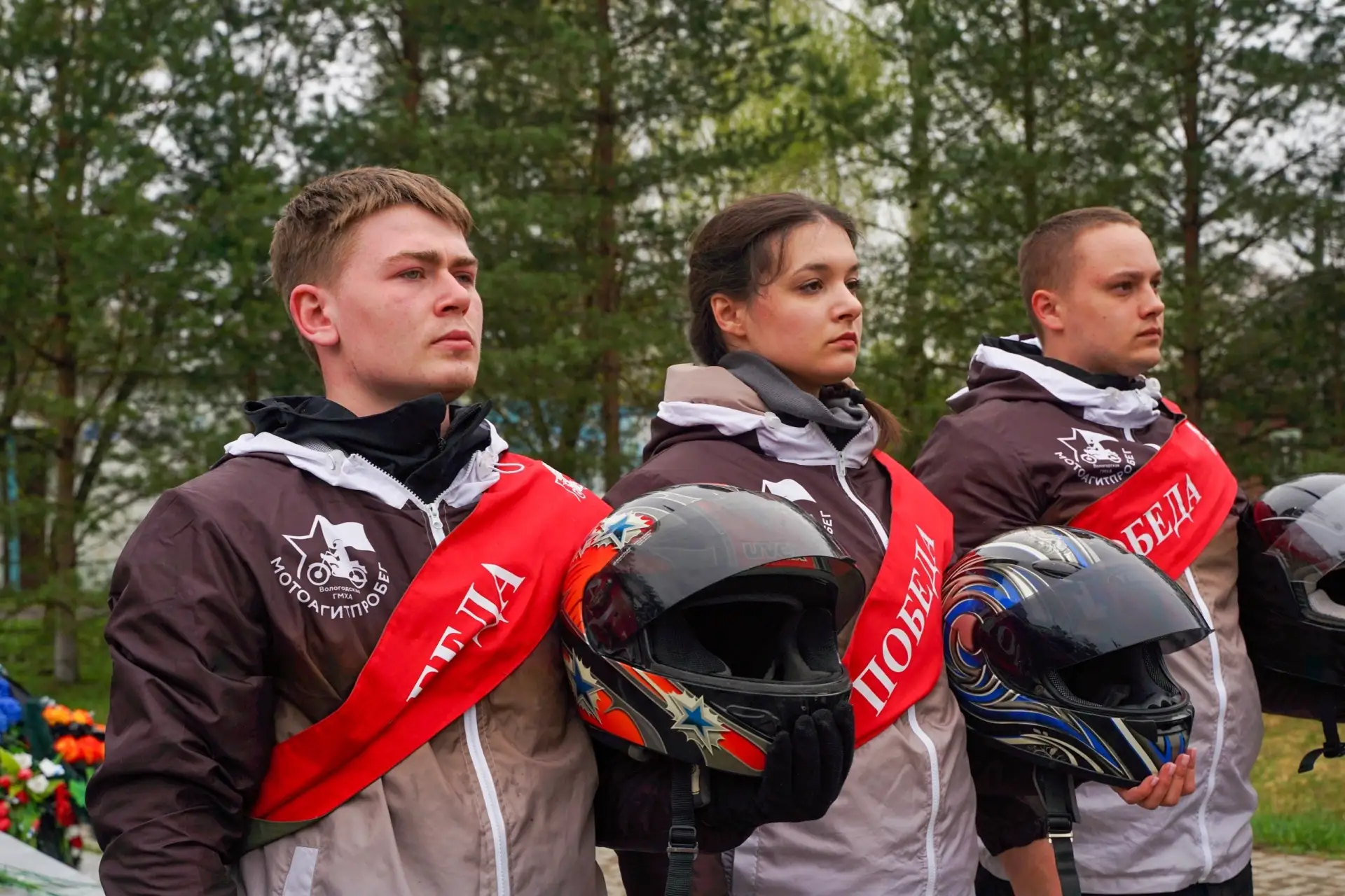 🏍 Бойцы Мотоагитпробега «Победа» завершили патриотический маршрут по Вологодской области  9 мая учас