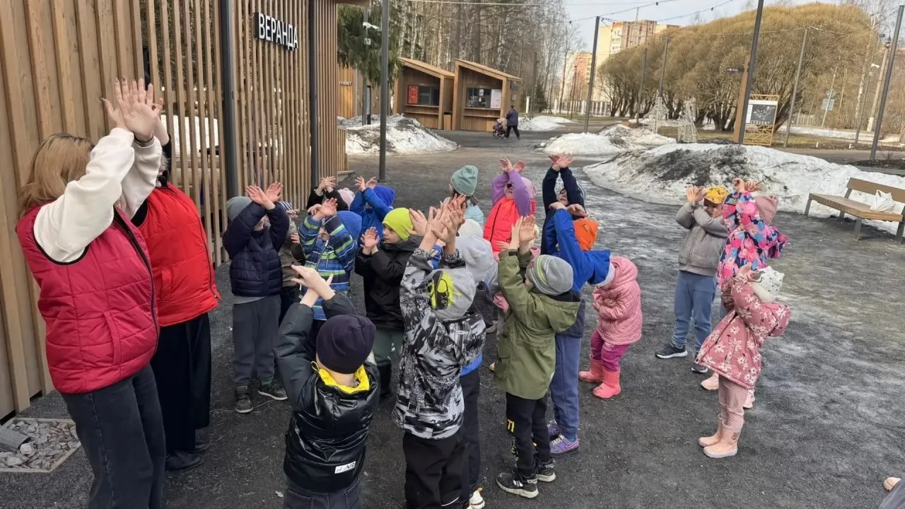 1 апреля воспитанники ДО "Белочка" побывали на увлекательном мероприятии в парке "Банный лес". Для д