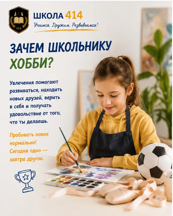 🎨⚽🎭 Школа закончилась. А дальше?