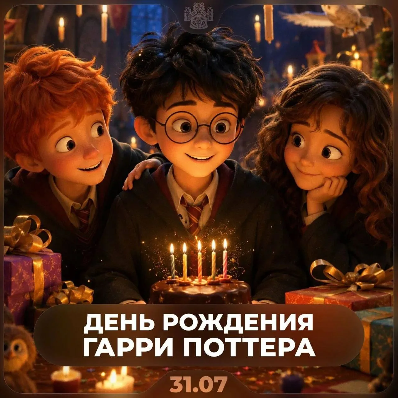 🤩 Сегодня — День рождения Гарри Поттера

Есть тут поттероманы?