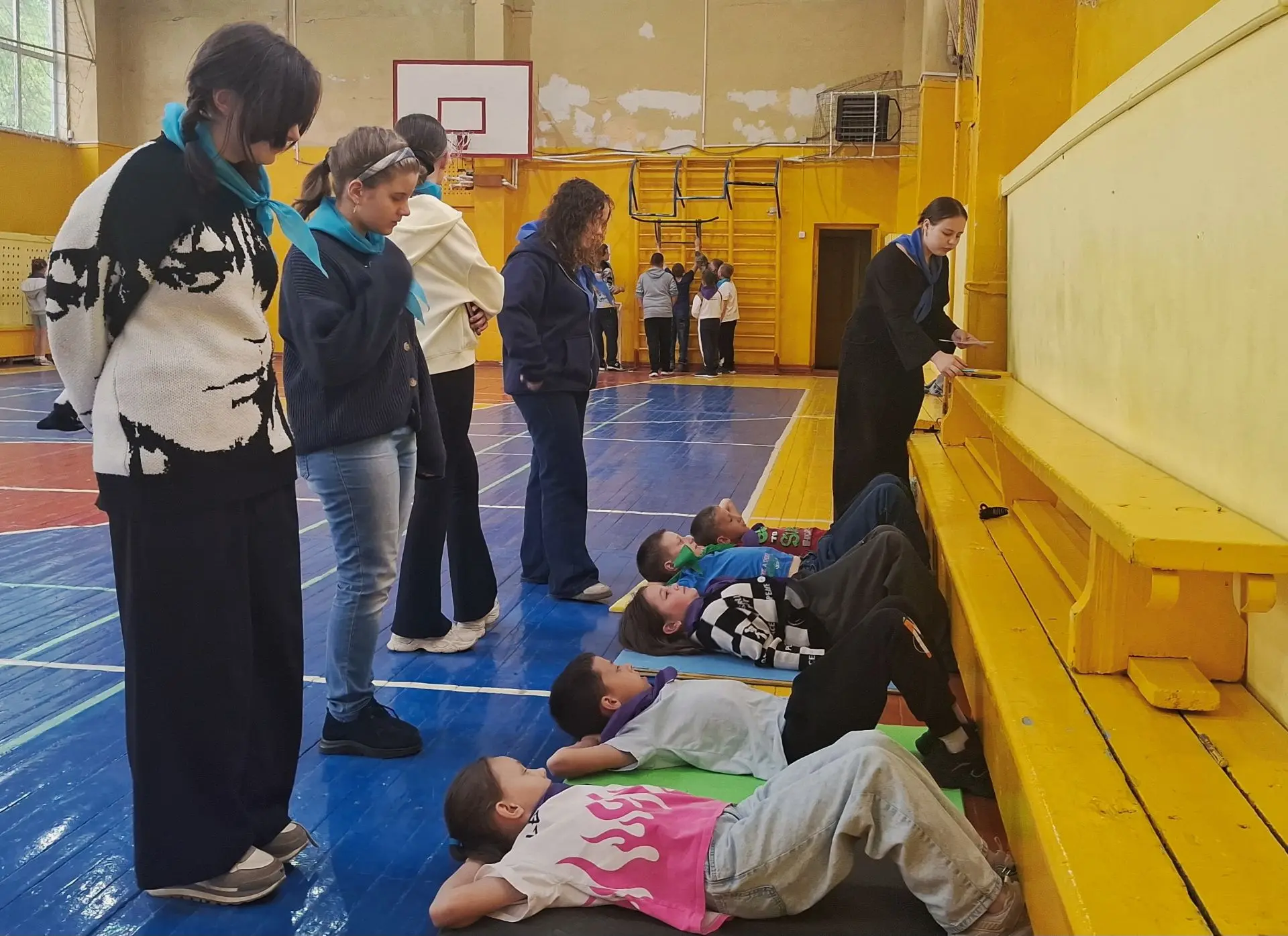 🌈👩‍🏫🏃‍♀️ Сегодня в нашем пришкольном лагере "Кавалеровская радуга" царила атмосфера спортивного 