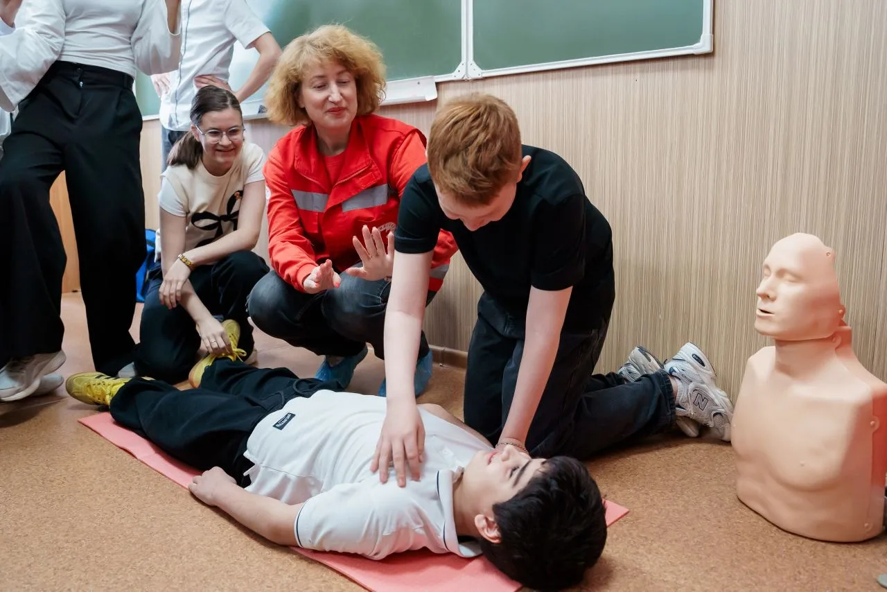 Старт проекта «Первая помощь» 🚑   Вчера в нашей школе был дан старт Всероссийскому проекту «Первая п