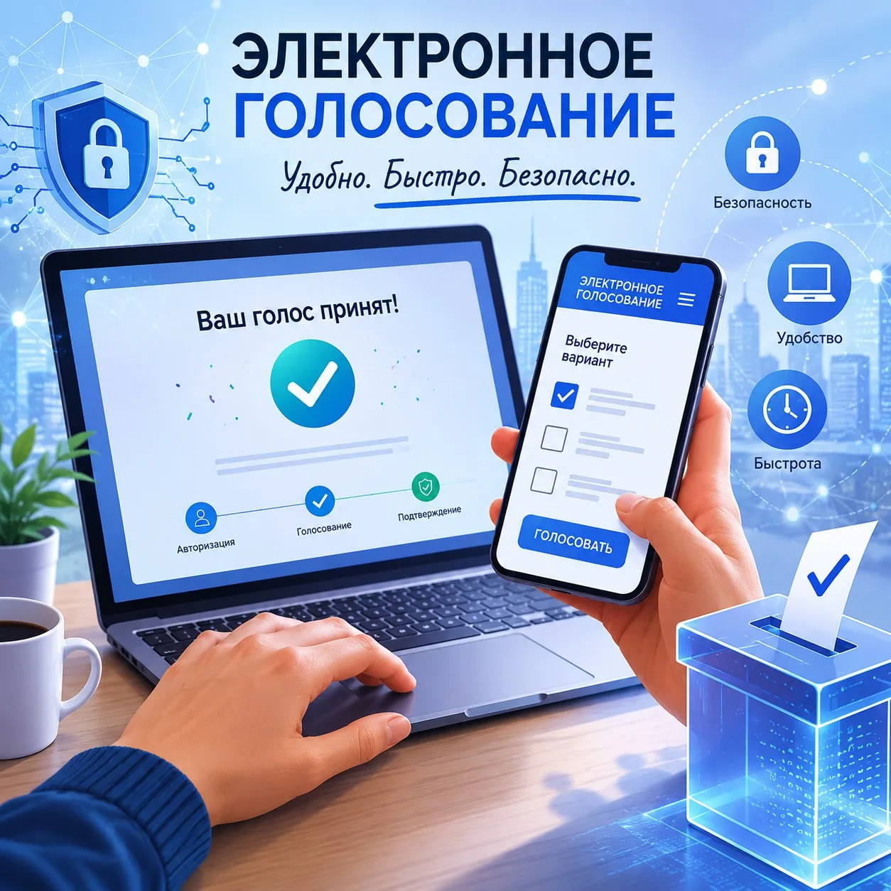 Как проголосовать на электронном предварительном голосовании?