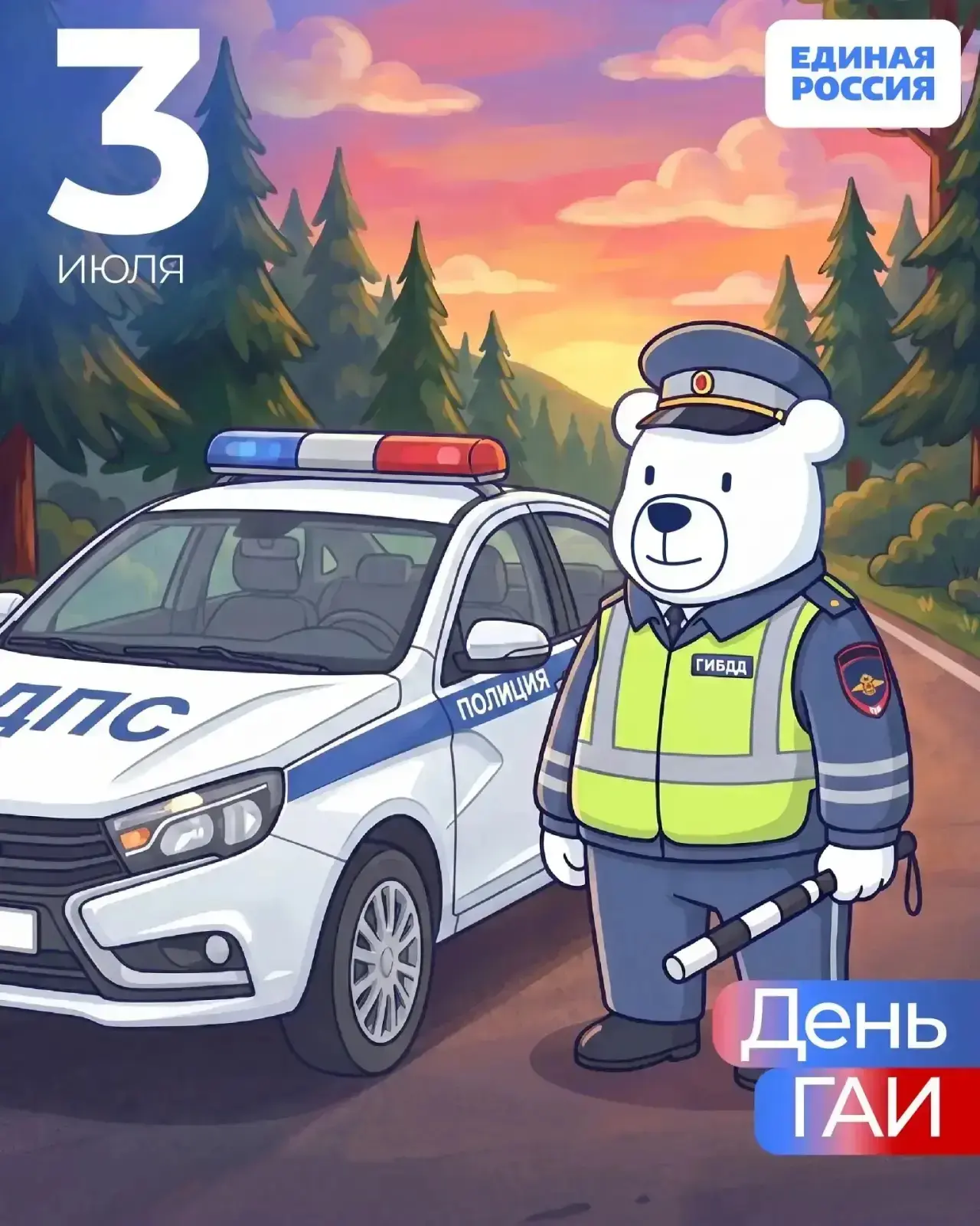 🚔 Сегодня свой профессиональный праздник отмечают сотрудники Госавтоинспекции.