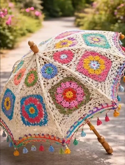 Изделия из мотивов крючком😍