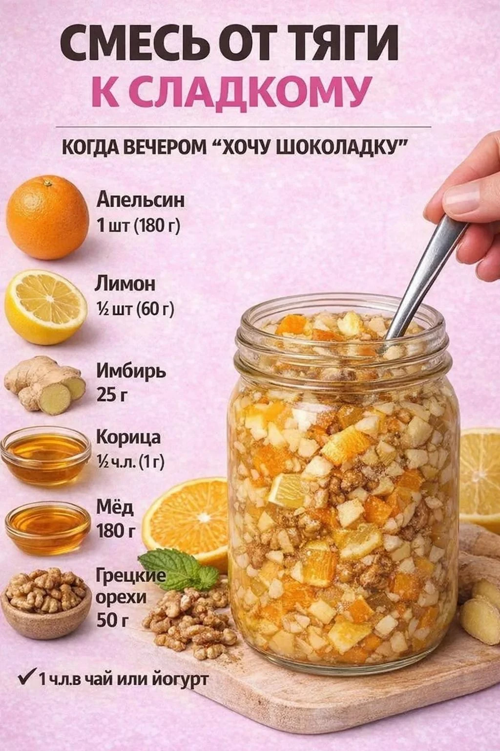Смесь от тяги к сладкому 🍊
