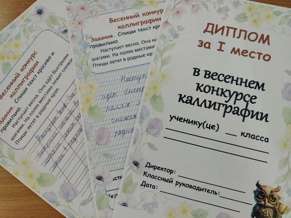 «Красота буквы — путь к успеху»: итоги конкурса каллиграфии в начальной школе