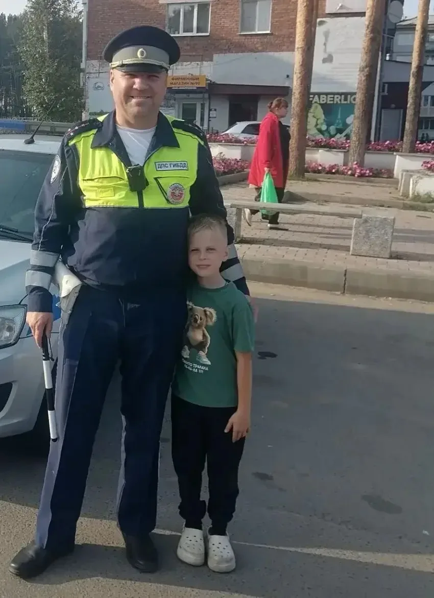 🔔🎉В преддверии Дня знаний у юного пешехода в Тулуне сбылась маленькая мечта