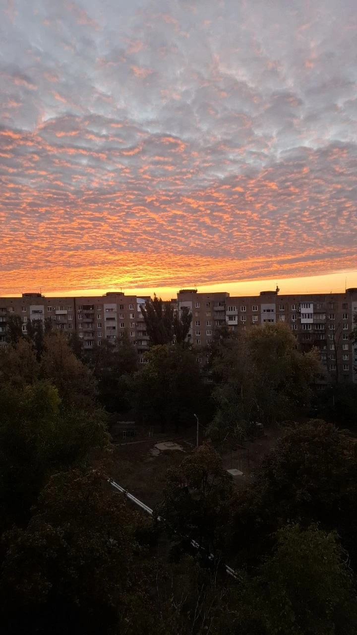Утреннее небо на Текстильщике!❤️