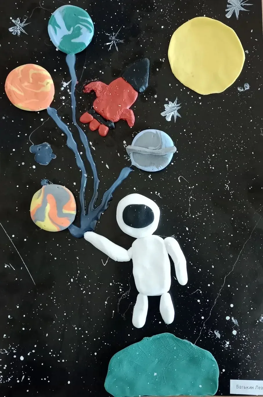 🚀Наши юные космонавты🚀 1б и 4а класса, приняли активное участие в акции «Космический талисман», где 