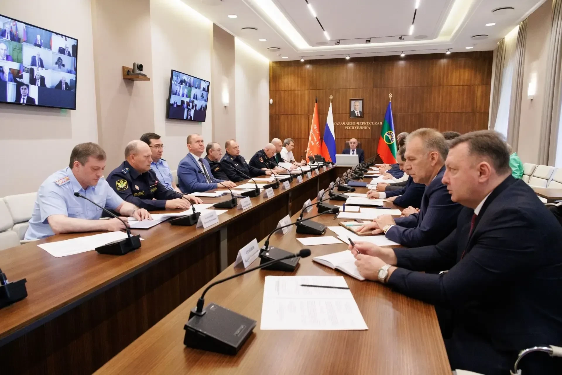 Сегодня провел совместное заседание Антитеррористической комиссии и Оперативного штаба ...