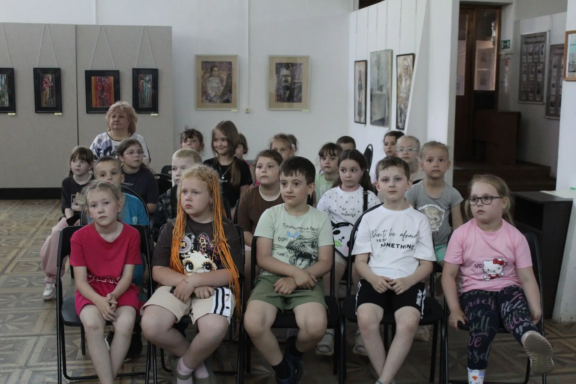 🏛В преддверии празднования Дня русского языка дети посещающие летний пришкольный лагер...