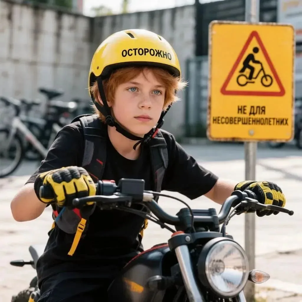 ⚠️ Родители, остановитесь! Питбайк, квадроцикл, электросамокат — это не игрушки!