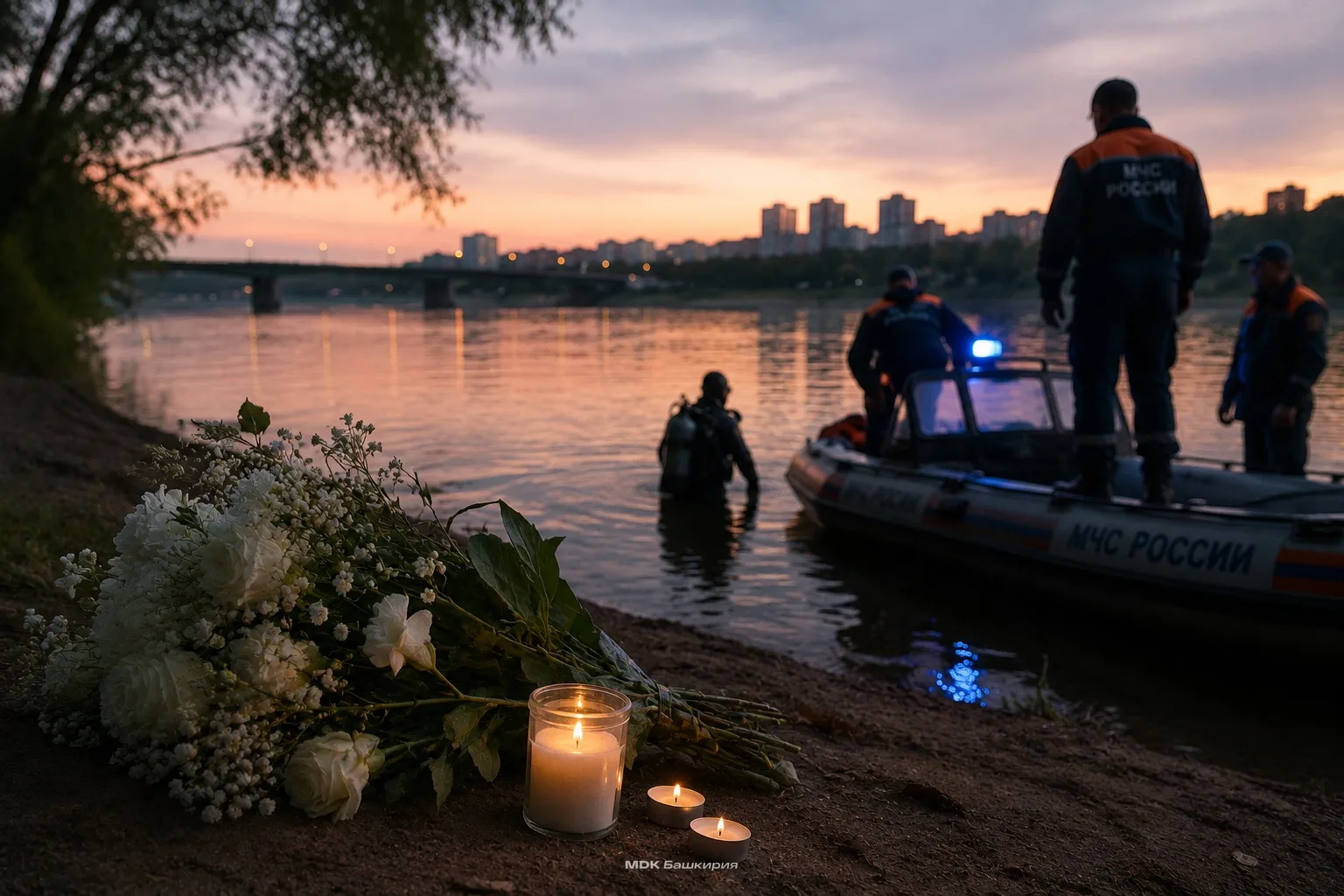 В Уфе молодой человек погиб в реке в день своего 22-летия