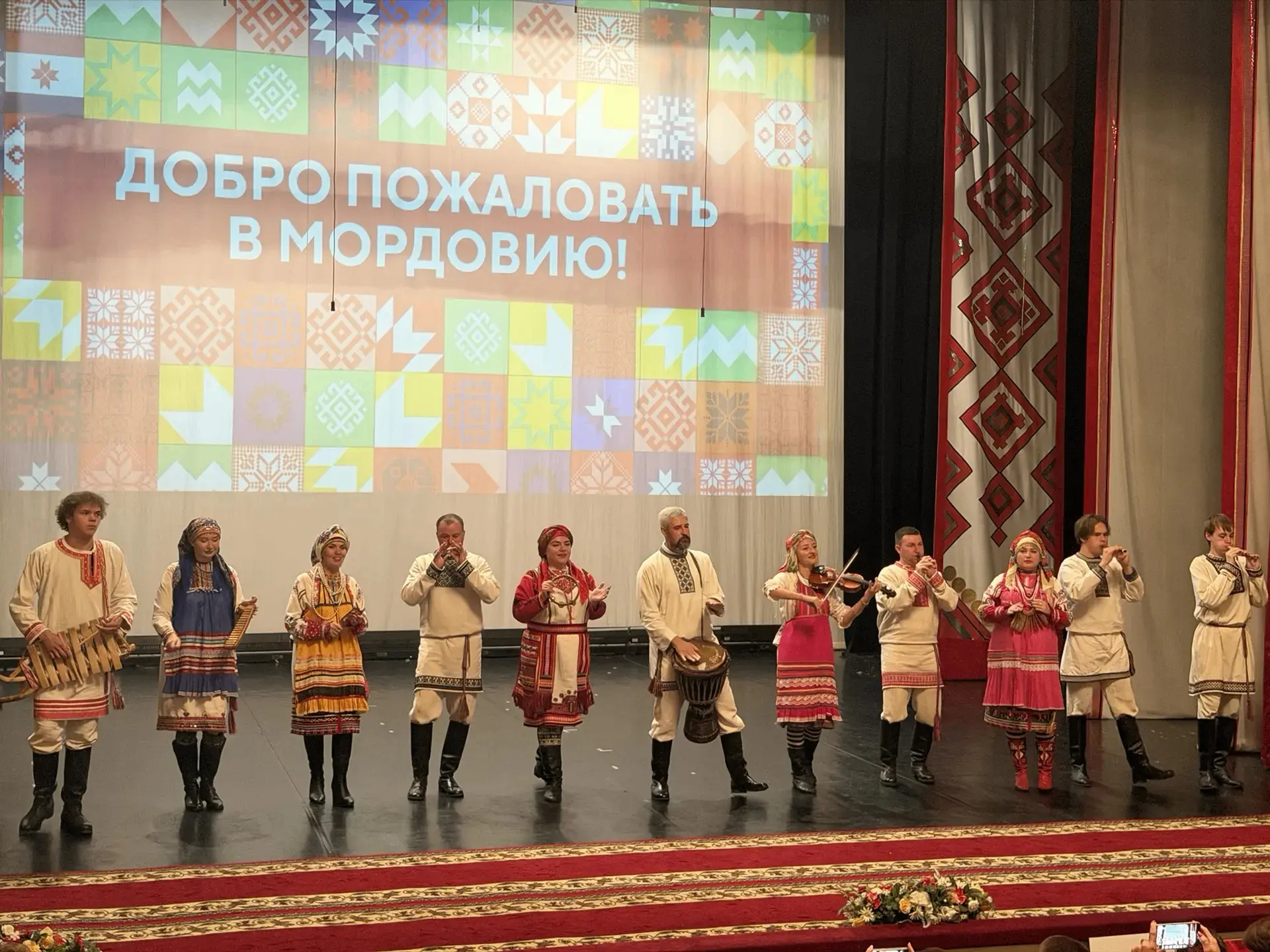 21 июля Фольклорный ансамбль «Торама» принял участие в торжественной церемонии открытия федеральных 