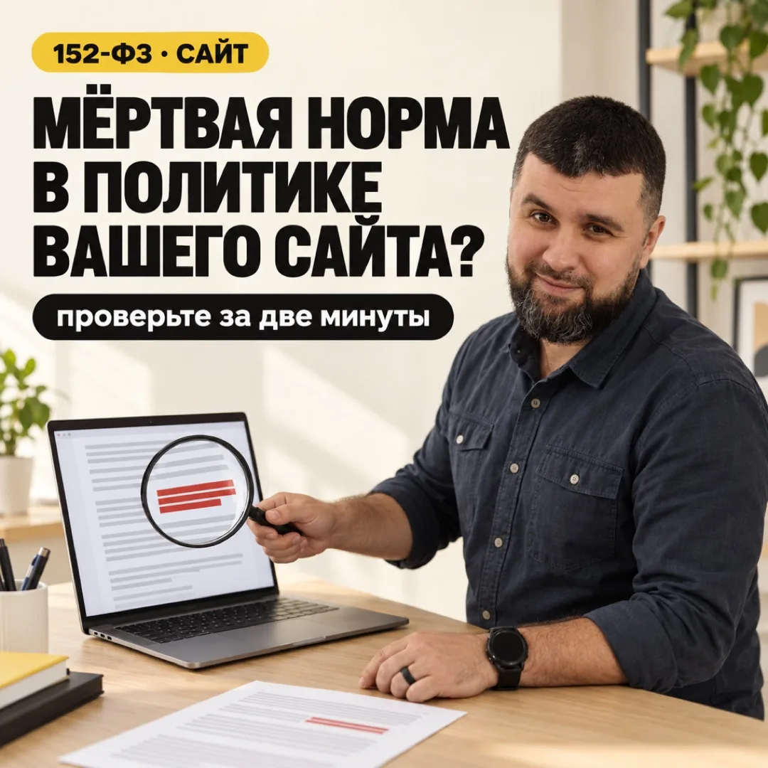 🧾 В политике клиентки нашёл норму, которой нет четыре года