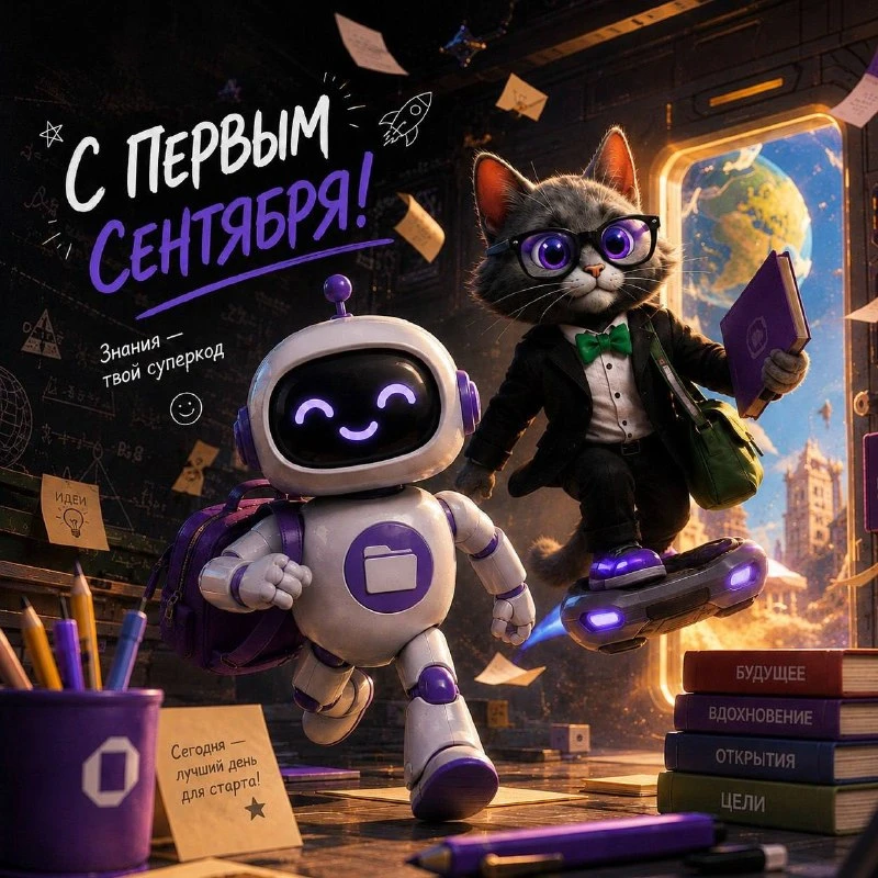 🤩 С 1 сентября!