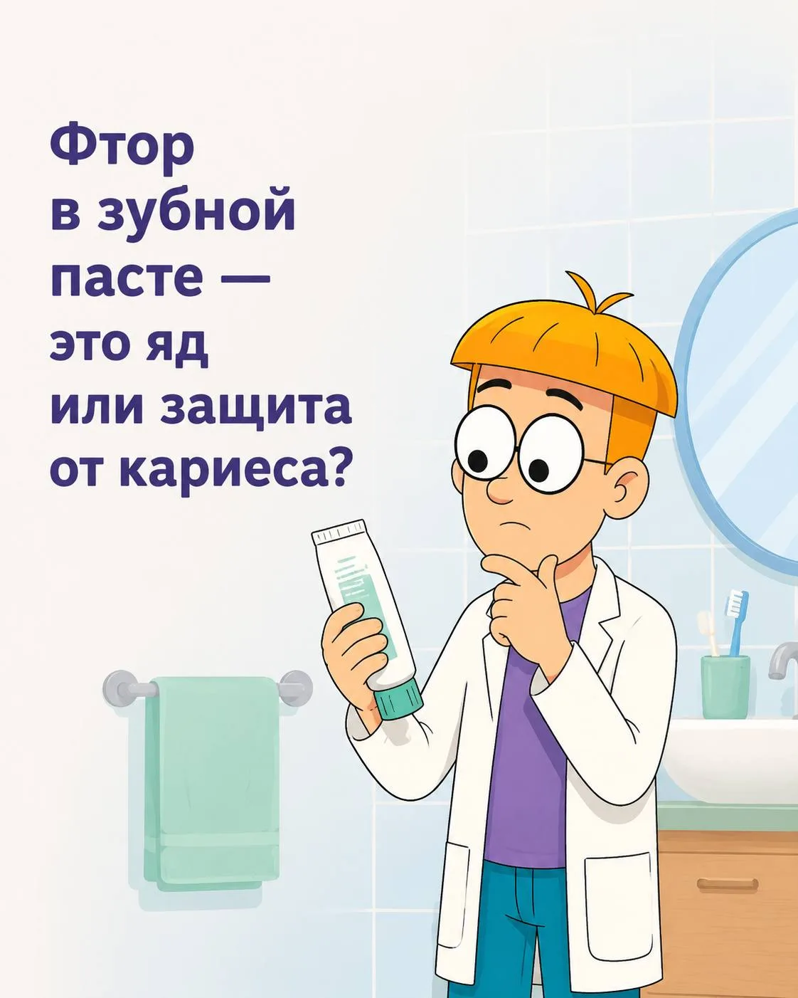 Фтор в зубной пасте: яд или защита от кариеса? 🪥 Разбираемся вместе!