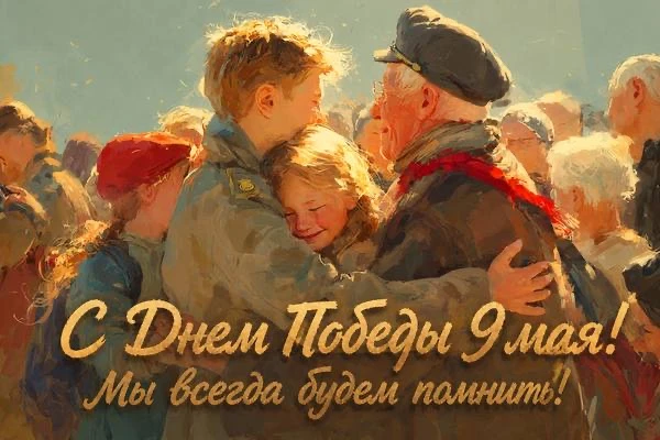 🎉 9 Мая — великий праздник, никто не забыт и ничто не забыто!