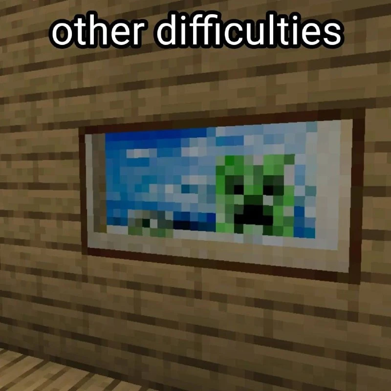 В Minecraft Bedrock есть такой секрет: на мирном уровне сложности крипер исчезает с кар...