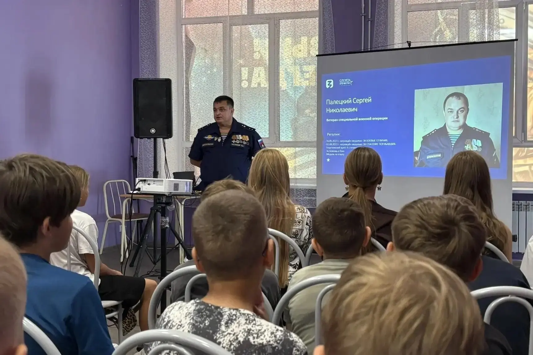 В День ВМФ герои СВО встретились с молодёжью по всей стране

В рамках акции «Служу Отечеству» фонд «
