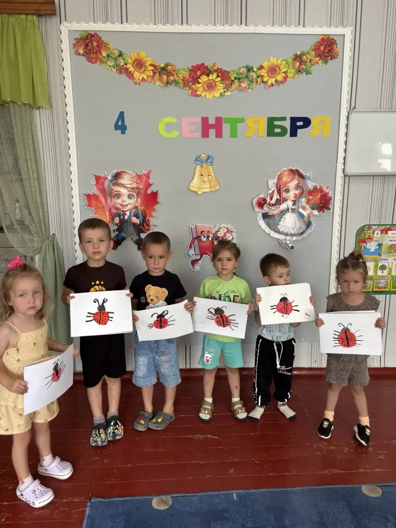 🐞 Наши маленькие художники: рисуем божью коровку! 🎨