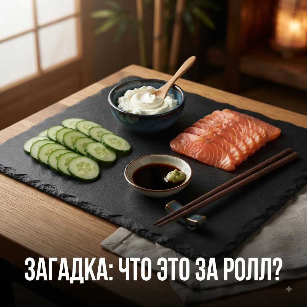 Загадка дня: что это за ролл? 🤔 🍣