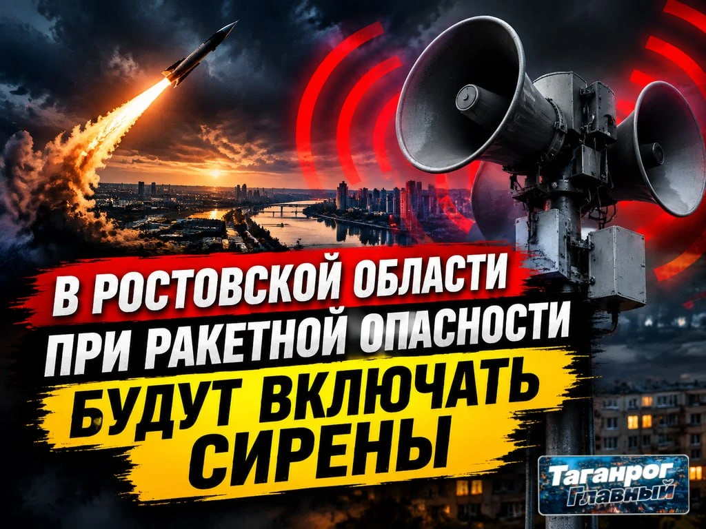 В Ростовской области при ракетной опасности будут включать сирены