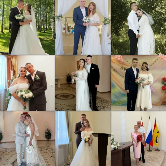 🎉 Середина лета — пик свадебного сезона!
 
В залах ЗАГСов звучит торжественный марш, а влюблённые п
