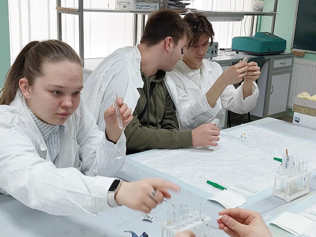 Продолжается цикл занятий профориентационной направленности.