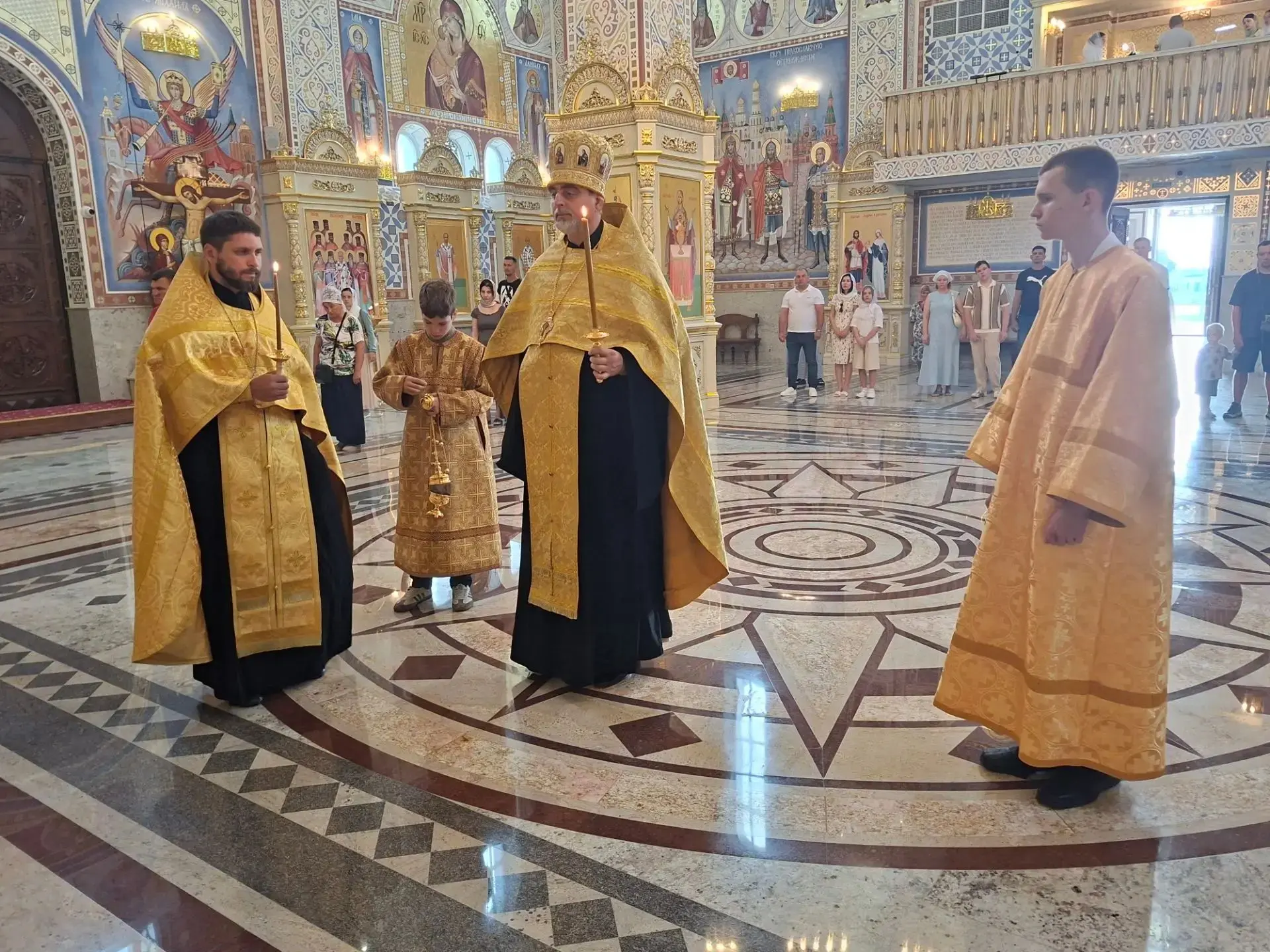 Всенощное бдение в канун праздника Собора Архангела Гавриила и памяти Вселенских отцов