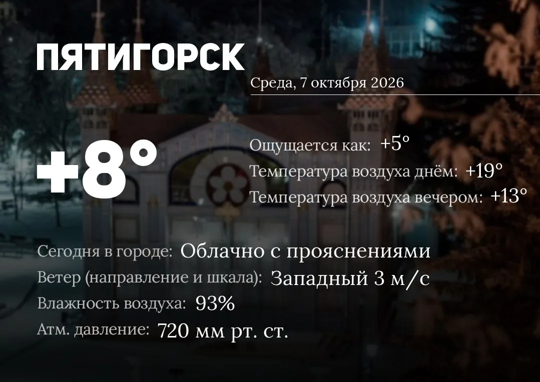 ☀️ Доброе утро, Пятигорск!