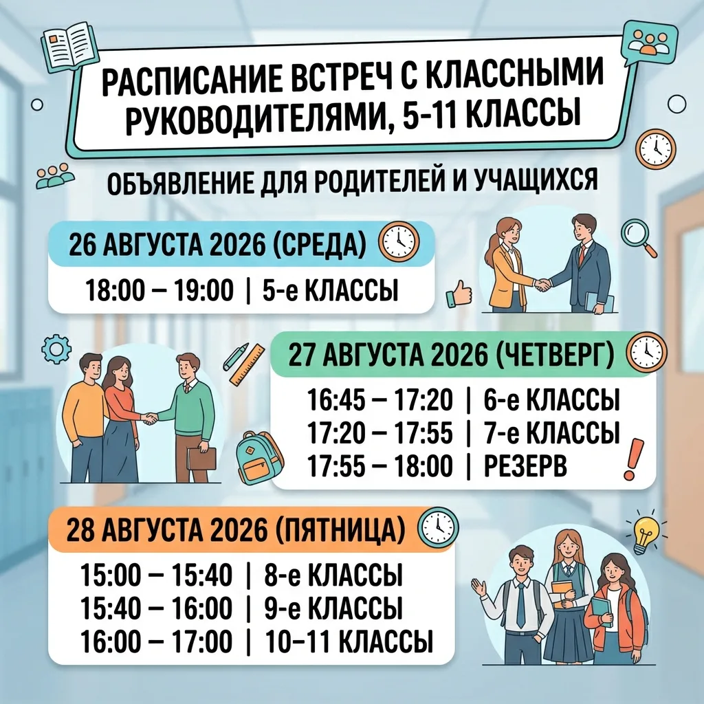 Уважаемые родители и учащиеся 5–11 классов!