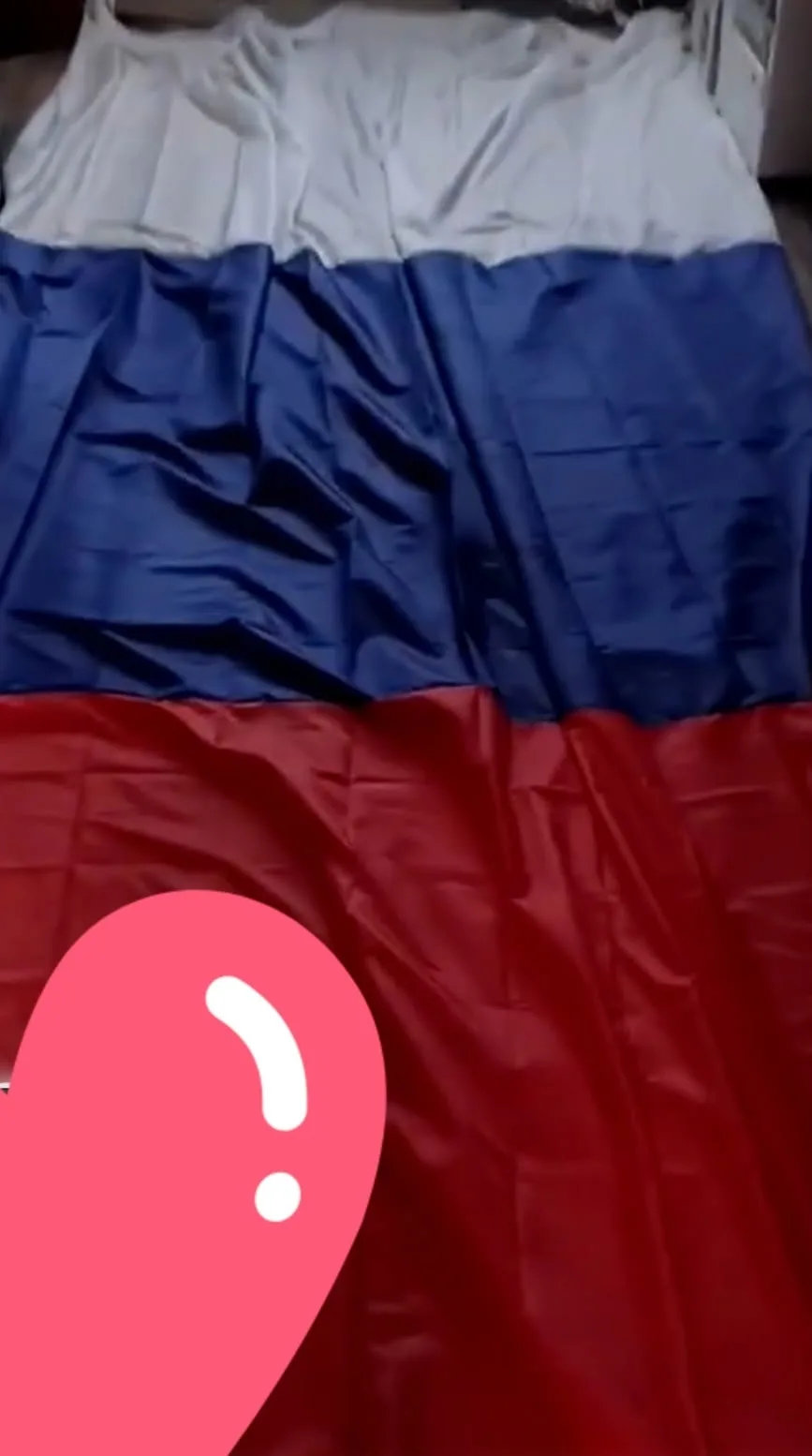 ✅️🇷🇺Вот такой флаг сшила наш учитель Козловская К.В.