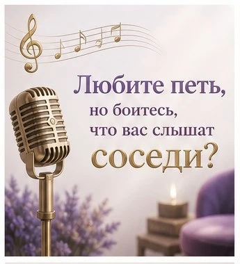 ▎🎤 Любите петь, но боитесь, что вас слышат соседи?